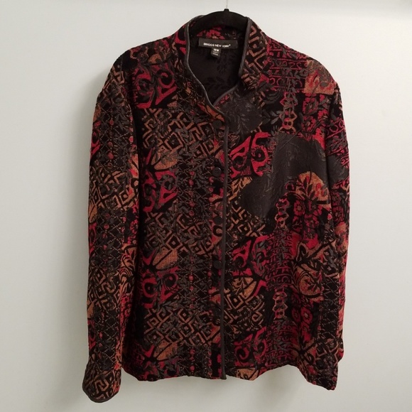 Briggs New York Jackets & Blazers - Briggs New York Print Jacket in Size 18W